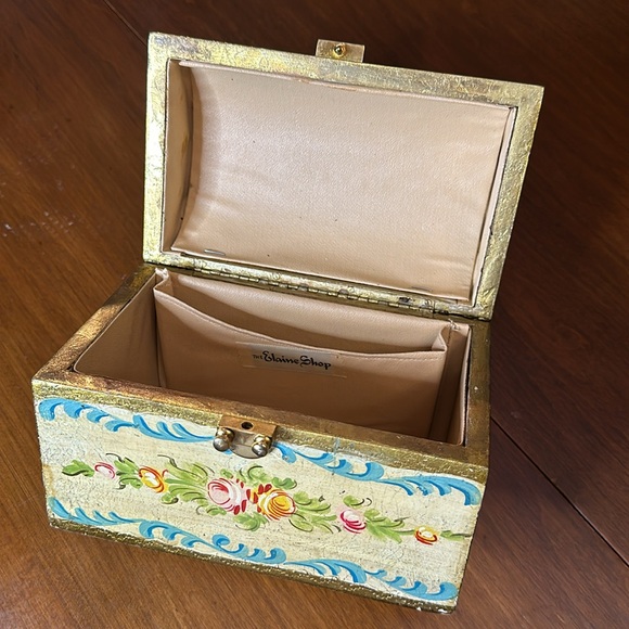 Vintage the Elaine Shop wooden purse - Picture 2 of 6